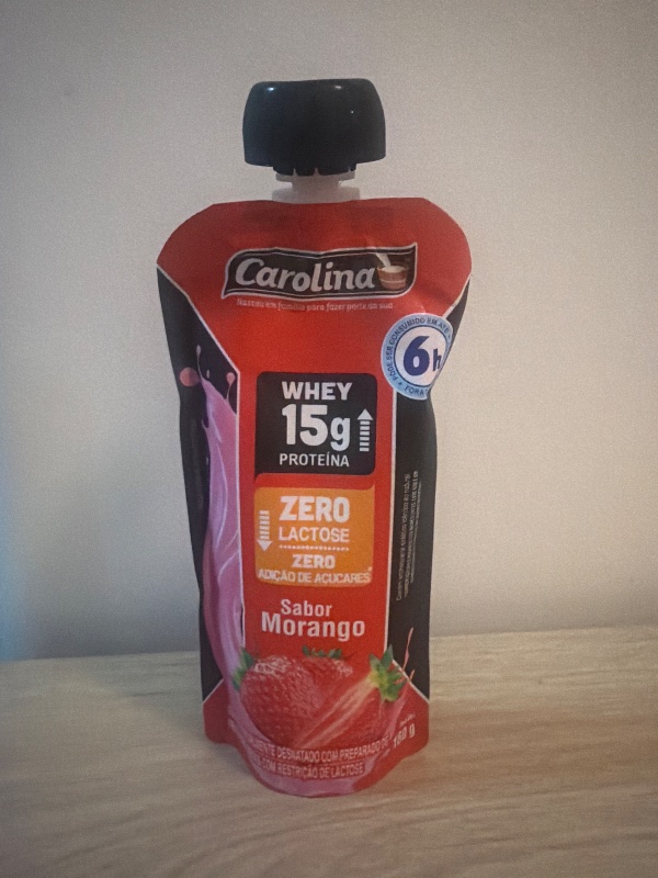 Embalagem de Iorgute Whey 15g Proteína - Morango